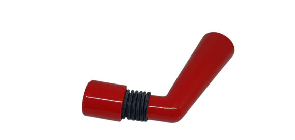 Immagine di Kit Braccio Doccia Con Soffione rosso generico 22313504