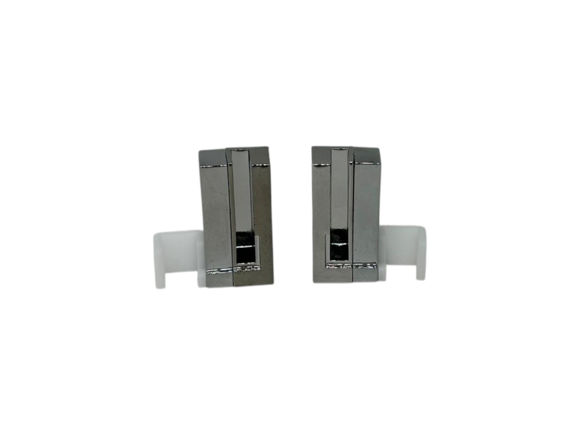 Immagine di Ricambio gruppo sganciamento dx+sx cromo per box doccia Novellini R06BUMO1-K