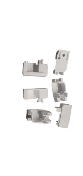 Immagine di Ricambio Kit terminali superiore ed inferiore più viti Teuco 81004001