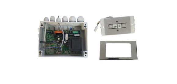 Immagine di Ricambio kit centralina e tastiera per vasca 170x70 cm Eden Glass 640582.1