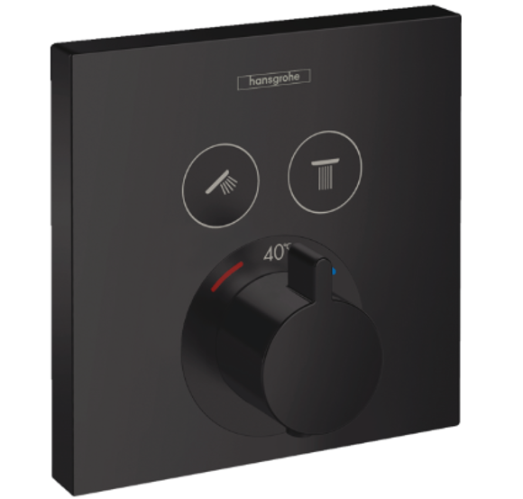 Immagine di Set di finitura ShowerSelect per miscelatore termostatico da incasso Hansgrohe - 15763670