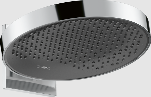Immagine di Soffione Rain Infinity doccia 360 1jet con attacco a parete Hansgrohe - 26230000