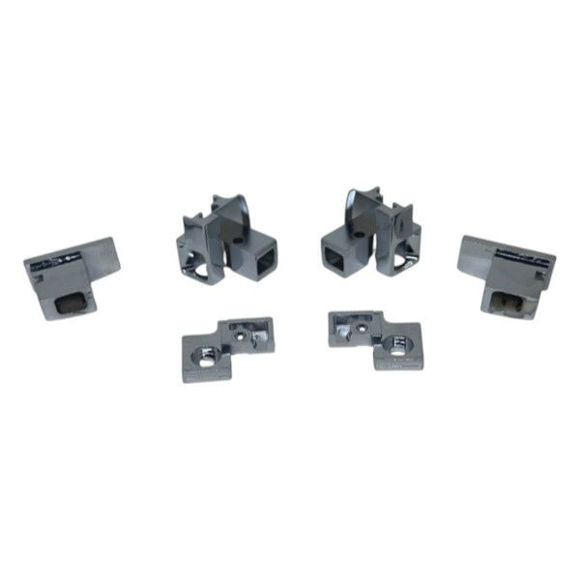 Immagine di Ricambio set di plastiche di raccordo Silver Brill per box doccia Megius A40043/S