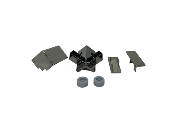 Immagine di Kit finitura con angolari e viteria per box doccia Elyt Novellini R01ELYA2-K
